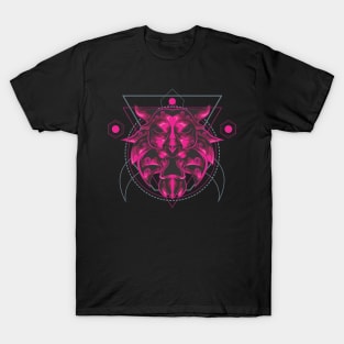 LION SACRED GEOMETRY T-Shirt